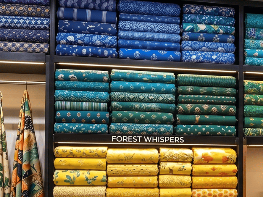 Jacquard & Print Fabric Display